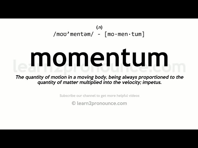 Meaning For Momentum